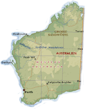 Western Australia - Eine Millionen-Stadt und 2,5 Millionen Quadratkilometer Outback